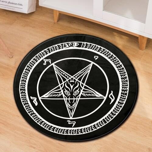 New Round Shape Carpet Bohemian Style Living Room Bedroom Carpets Yoga Mat Water Absorbing Carpet Seat/compurter Cushion