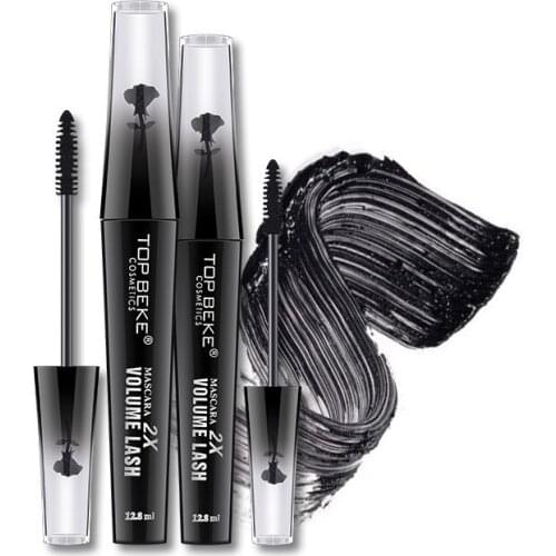 Genuine Black Gooseneck Mascara 3D Curling Nourish Waterproof Sweat Proof Not Blooming