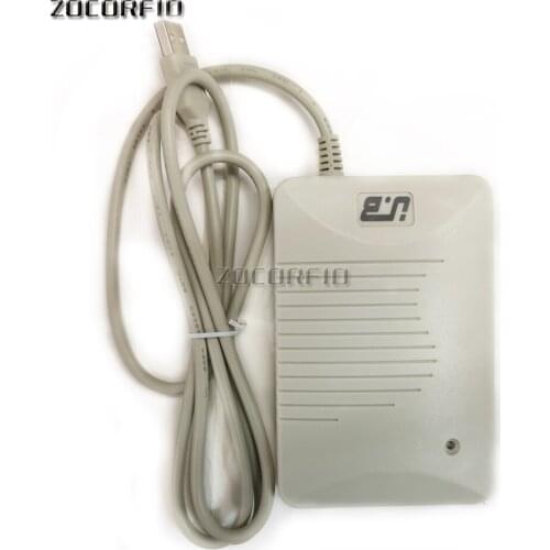 YLE406U DEC/HEX 125KHZ access control reader RFID reader, adjustable the output format USB port+2pcs card