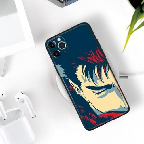 Berserk Hopestyle Pop art manga silicone Phone Case FOR iPhone Se 6 6s 7 8 Plus X Xr Xs 11 12 Mini Pro Max Glass Cover Shell