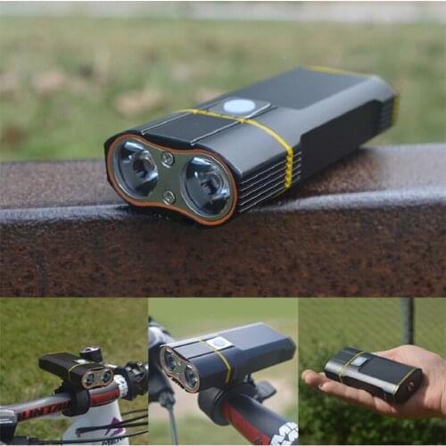 Super Bright Bike Light USB Rechargeable 800 Lumens Headlight Front Light Easy Installation Cycling Flashlight Waterproof Lamp