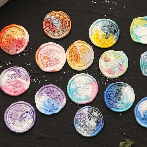 Forests Snow Wax Seal Plant Fire Paint Seal Copper Head Envelope Sealing Wax Stamp Wedding Invitation Decoration