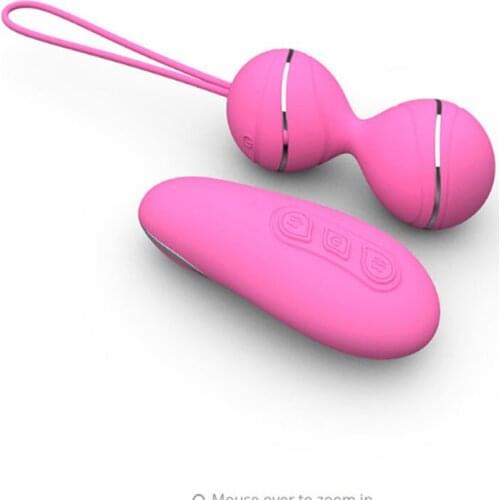 Waterproof Silicone Vibrating Eggs Wireless Vaginal Ball Vibrating Exercises Remote Jump Love Ball Sex Toy for Women TD0145