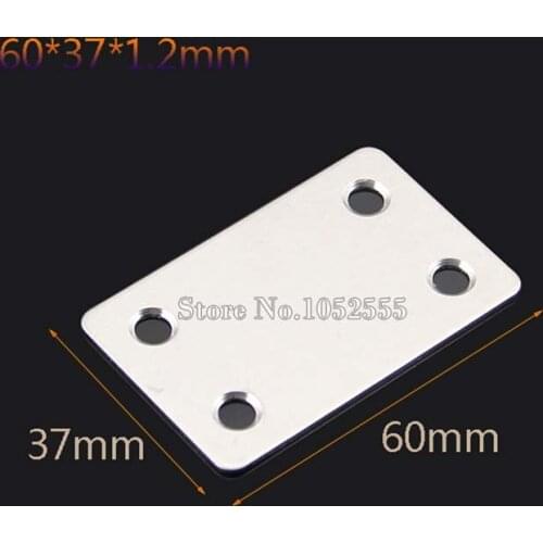 High Quality 20pcs Furniture Hardware Connecting Accessories Stainless Steel Corner Brackets Flat Corner Angle Connectors K107