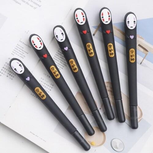 Japanese Cos Anime Faceless Man Random Color Creative Face Cartoon Patron Saint Student Signature Neutral Pen Stationery