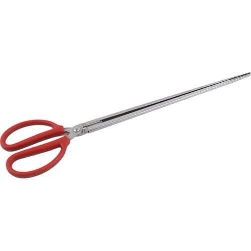 1Pc Durable Stainless Steel Straight Clip Stainless Steel Bend Clip For Trap Mud Crawler Loach Crab Fish Fishing Tools BBQ Tongs