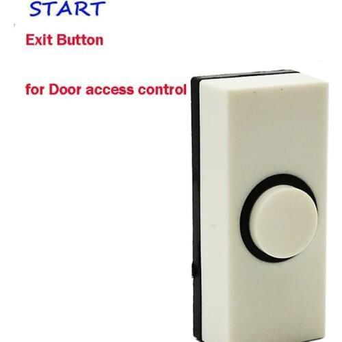 10pcs NO/CO 12v Access control exit button door open exit switch door release exit Button for access control