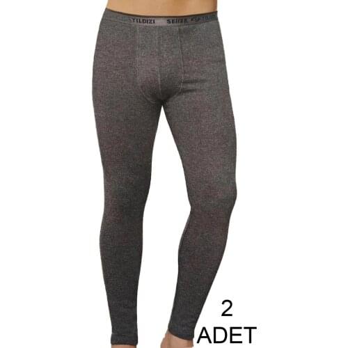 2 pcs Anthracite Smoked Male Thermal Outdoors Leggings Long Bottom Hot Thermal Men 'S Don Gift Hot Holding Thermal Tights Male linen