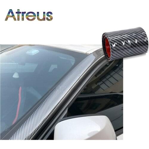 Car Styling 5D Carbon Fiber Door Sill Protector Stickers for Honda Civic Accord Fit Subaru Impreza Forester XV Nissan Qashqai