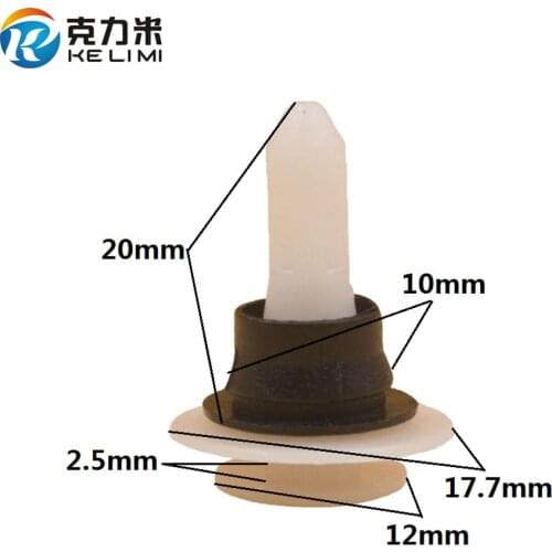 100Pcs Car Accessories Retainer Rivet Fits European Auto Door Panel Trim Fastening Clips 10mm