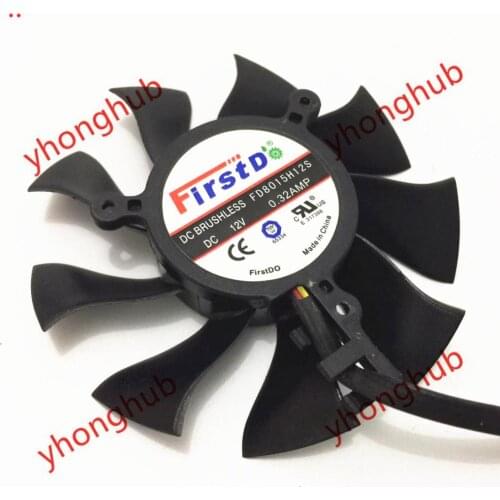 Firstd FD8015H12S DC 12V 0.32A 4-wire Server Cooling Fan