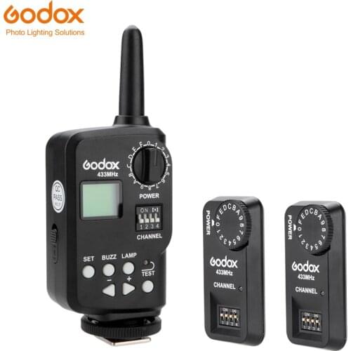 Godox Ft-16s Wireless Power Control Remote Trigger kit 1x Transmitter + 2x Receiver for Godox V850 V860C V860N Flash Speedlite