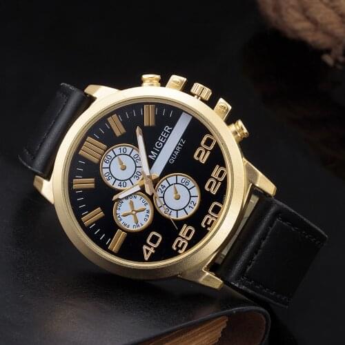 Hot Watch Mens Belt Quartz Watch Geneva Fashion Leisure Watch Business Watch Bulk Items Wholesale 2021 New Luxury Watch