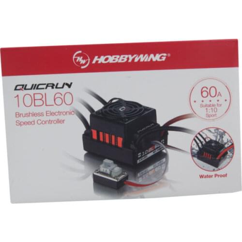 HW 60A Water Proof Brushless Electronic Speed Controller QUICRUN-WP-10BL60
