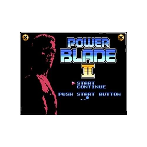Power Blade 2 60 Pin Game Card Customized For 8 Bit 60pins Game Player