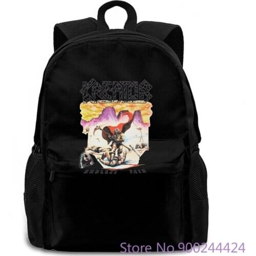 KREATOR ENDLESS PAIN THRASH DESTRUCTION SODOM CORONER RAGE NEW WHITE Hip-Hop Simple Splicing women men backpack laptop