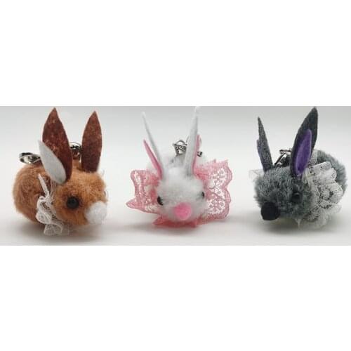 Legendog 3PCS/Set Cat Toy Refill Interactive Bunny Shaped Cat Wand Refill DIY Cat Teaser Stick Replacement Pet Toy Accessories