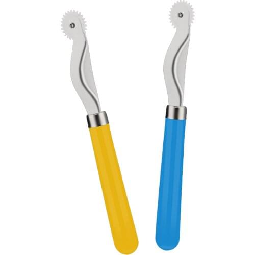 LMDZ 2 Pcs Tracing Wheel Sewing Tool, Plastic Handle Needle Point Tracing Wheel, Random Color Tracing Wheel Sewing Tool