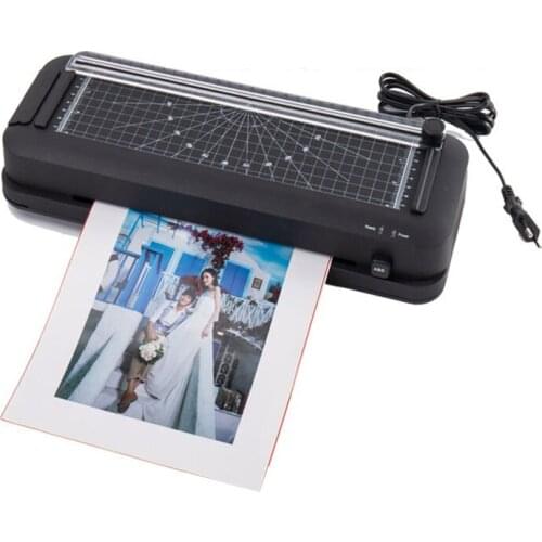 OL188 Photo Laminating Machine 230V / 80W A4 Mulch Applicator Automatic Laminator Machine Perforating Machine Cutting