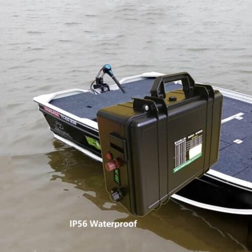 GTK Rechargeable 36V 100Ah 150Ah 200Ah Lithium ion battery with BMS for electric motor tolling motor boat propeller+10A Charger