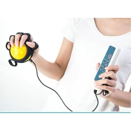 Hand Massager Electric Charging Hot Compress Stroke Brain Hemiplegia Finger Rehabilitation Physiotherapy Instrument Hands Joint