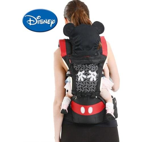 Disney Breathable Multifunctional Front Facing Baby Carrier Infant Baby Sling Backpack Pouch Wrap Accessories with Gift box