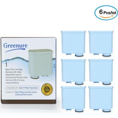 CMF009 coffee machine water filter replacement 6 pack for Saeco, AquaClean, Philips CA6903 / 10/00/01/22/47