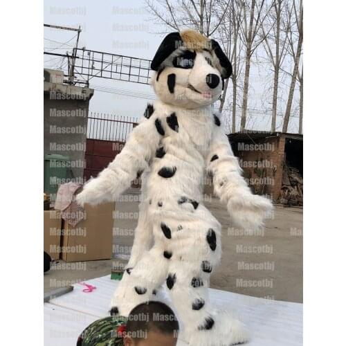 IN STOCK Unisex PINK HUSKY DOG FURSUIT Girls Mascot Costume Cosplay Hawk Party Dress Outfits Advertising Carnival Adults Gifts