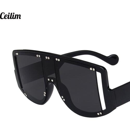 Vintage Oversized Square Sunglasses Driving Flat Top Glasses Women Leopard Big Frame Eyeglasses 2021 New Colorful Chic Eyewear