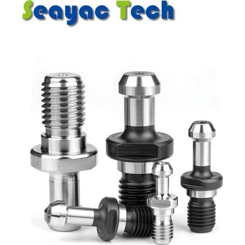 High Grade cnc accessory pull studs BT30/BT40/BT50 series with 20CrMnTi material hardness HRC54-57