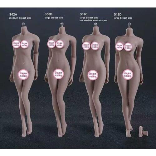 1/6 Scale SFD Suntan Skin DIY Woman Figures Body Accessories Tall 27cm BJD Action Figure Doll Soft Silicone Model Toys C1204