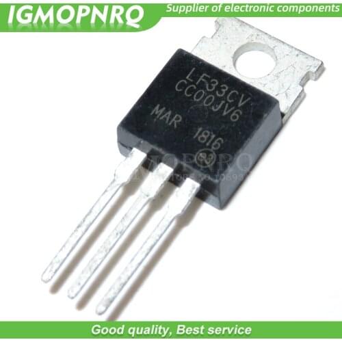 10pcs/lot LF33CV Regulators 3.3V 0.5A TO-220 new original
