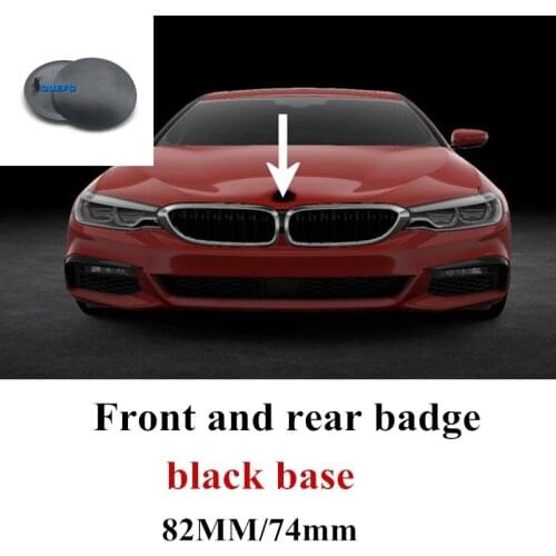 20pcs Black Base Blue/White 82MM Front Hood Rear Trunk Emblem Badge For E46 E30 E39 E34 E60 E36 E38 M3 M5 M6 STICKER