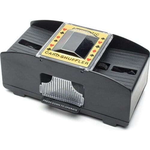 2021 Hot Design Automatic Poker Card Shuffler Playing Casino Robot Shuffling Machine Poker Accessory for Family Board Game