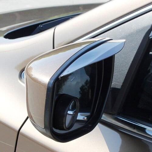 Car Rainproof PVC Rearview Mirror Rain Visor For Skoda Superb Octavia A7 A5 2 Fabia Rapid Yeti Citroen C4 C5 C3 Grand Picasso
