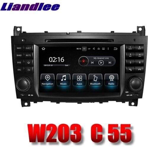 Liandlee Car Multimedia Player NAVI For Mercedes Benz C 55 W203 MB 2004~2007 Touch Screen System Radio DVD Stereo GPS Navigation