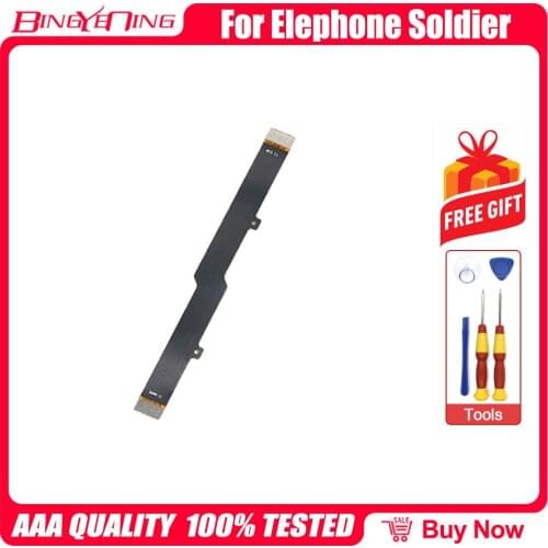 BingYeNIng New Original Main Ribbon Flex Cable FPC Accessories For Elephone Soldier Smart Phone Repair Main Board