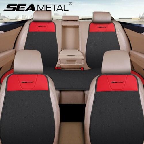 Flax Car Seat Cover Interior Car Seats Protector Cushion Custom Made SEAMETAL Automobiles Seat Covers 5-seat Auto Accessories