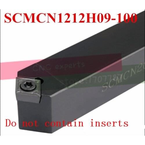 SCMCN1212H09-100 Toolholder 12*12*100MM CNC turning tool holder, 40degrees External turning tools, Lathe cutting tools