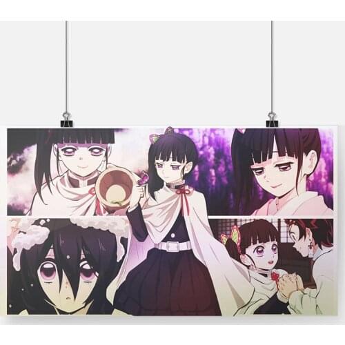 Girl Tsuyuri Kimetsu No Yaiba Hd Print Picture Wall Artwork Modular Painting Poster Canvas Living Room Home Decoration No Framed