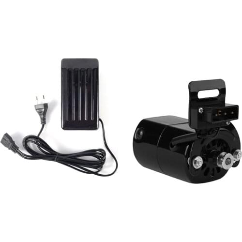 Home Sewing Machine Motor Foot Pedal 220V 180W 0.9A Old Style Electric Sewing Machine Motor + Controller Kit EU Plug