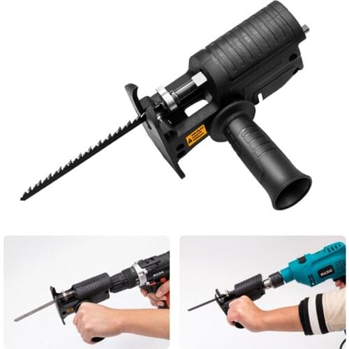 Electric Drill Modified to Electric Saw Reciprocating Saw Attachment Adapter Household Wood Cutter Woodworking Tool Accessories
