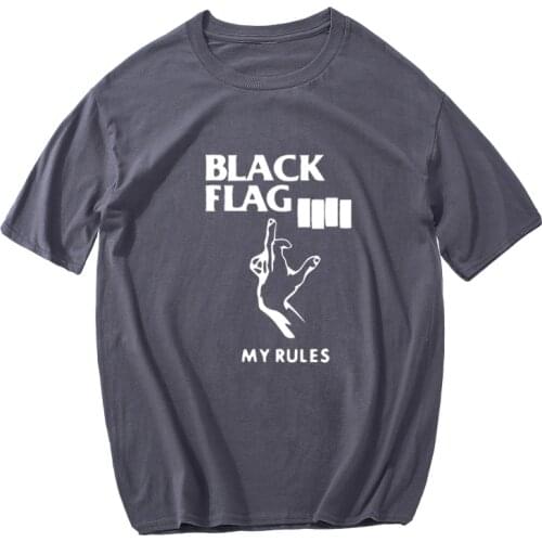 BLACK FLAG Rock Band cotton t-shirt men punk band tshirt summer tops men streetwear aesthetic t shirt men clothing dropshiping