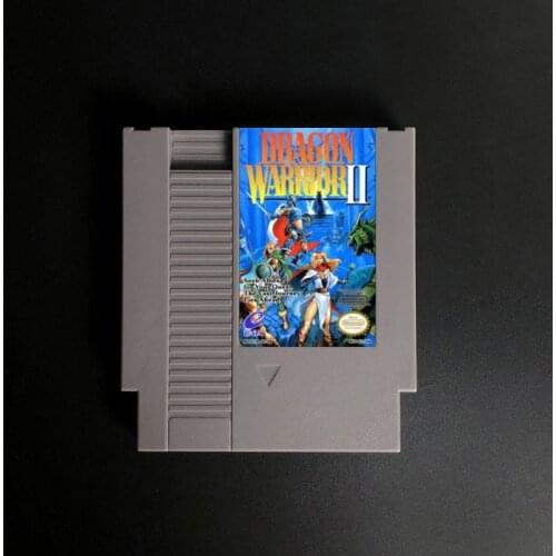Dragon Warrior II 2 - 72 pins 8bit Game Cartridge