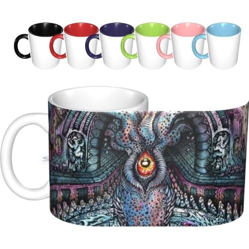 Leviathan-Dusk Edition Ceramic Mugs Coffee Cups Milk Tea Mug Leviathan Dusk Dark Moody Aquatic Horror Ritual Magic Beast