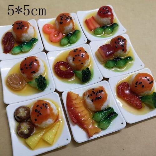 2PCS Kawaii 1/6 Scale Miniature Dollhouse Food Donuts/ Janpanese Sushi Rice Food for Blyth Barbies Doll House Kitchen Kid toys