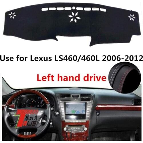 TAIJS Factory protective Leather Car Dashboard Cover For Lexus LS460/460L 2006 2007 2008 2009 2010 11 12 Left hand drive