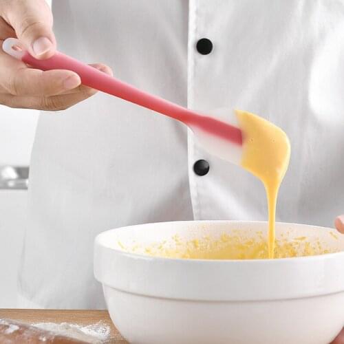 Cream Pastry Tools Silicone Spatula Baking Scraper Cream Butter Handled Cake Spatula Cooking Tools Cake Brushes Kitchen Utensil