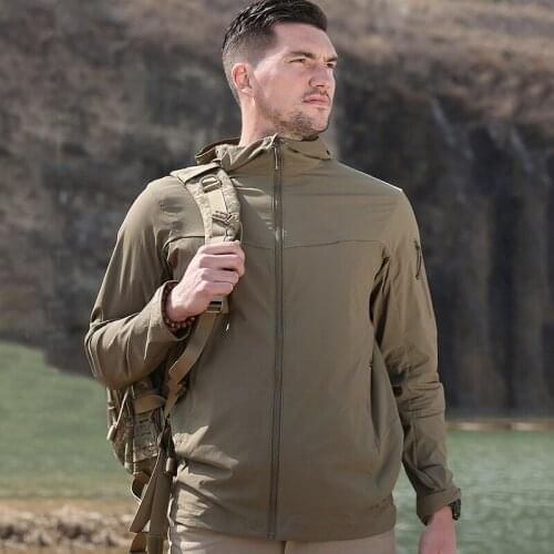 Cycling Fishing Hiking Jacket Men Outdoor Sun-Protective Skin Coat Male Army Tactical Quick Dry Raincoat Summer Thin Clothes