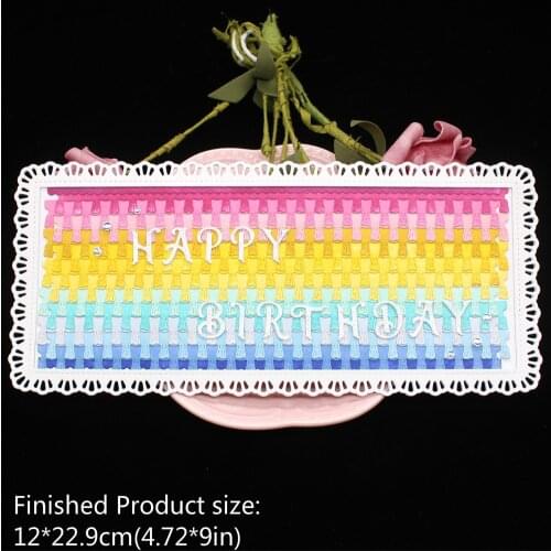 YPP CRAFT Summertime Slimline Dies Metal Cutting Dies for Scrapbooking/photo album Decorative Embossing Paper Card